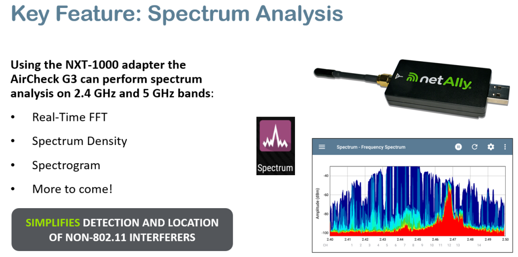 AirCheck G3 - Spektrumanalyse Option NXT-1000